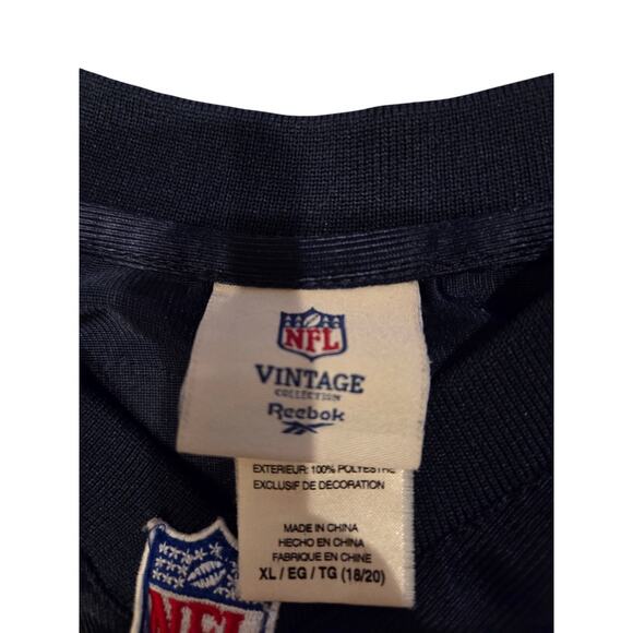 Vintage Reebok NFL Dick Butkus #51 Chicago Bears Throwback Jersey XL 1966 Blue - Picture 3 of 4